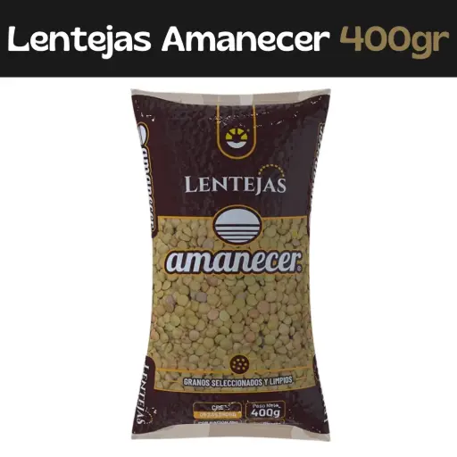 [7599450000072] Lentejas Amanecer 400g (E)