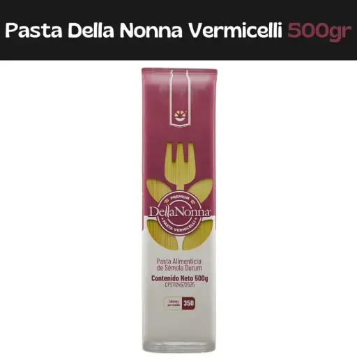 [7599450000126] Pasta Vermicelli Premium Della Nonna 500gr (E)