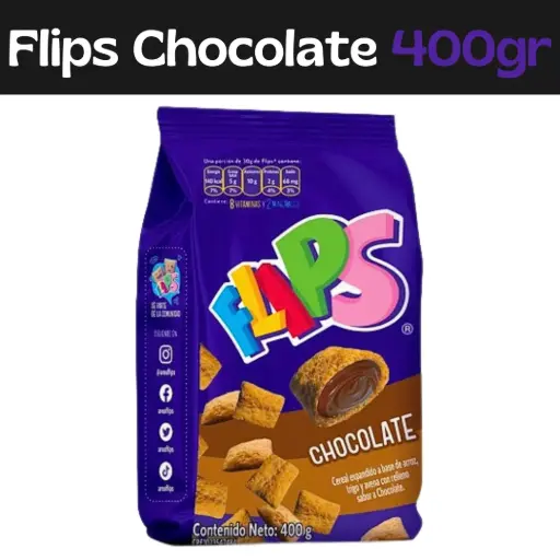 [7702807414112] Flips Chocolate 400g