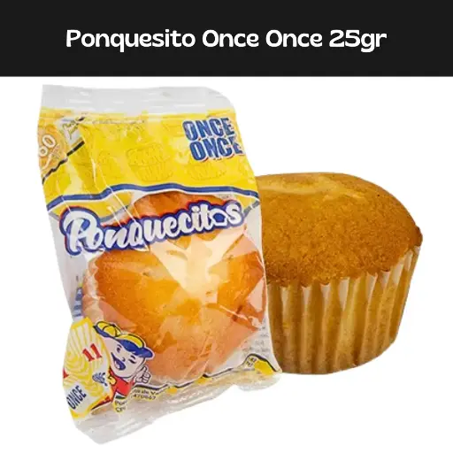 [7591316001575] Ponquesitos Vainilla Once Once 25g
