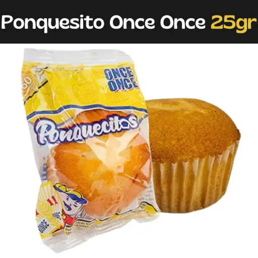 [7591316001575] Ponquesitos Vainilla Once Once 25g