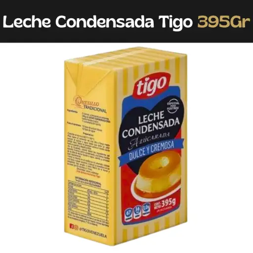 [7598986000860] Leche Condensada Tigo 395g (E)