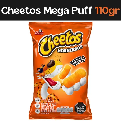 [7591206114675] Cheetos Horneados Mega Puffs 110g