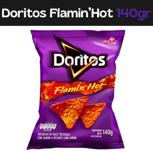 [7591206003498] Doritos Flamin'Hot 140g 