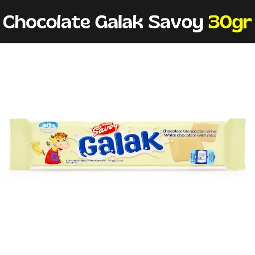 [7591016854976] Chocolate Galak Savoy 30g