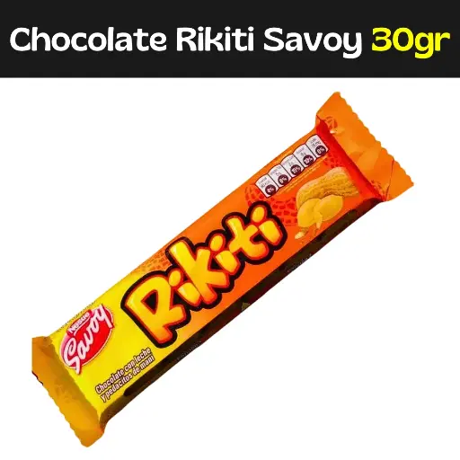 [7591016854686] Chocolate Rikiti Savoy 30g