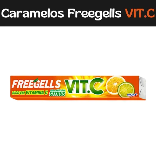 [7891151039673] Caramelos Freegells Vit.C 27.9g