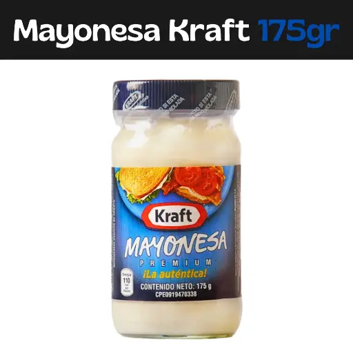 [7622201512279] Mayonesa Kraft 175g (E)