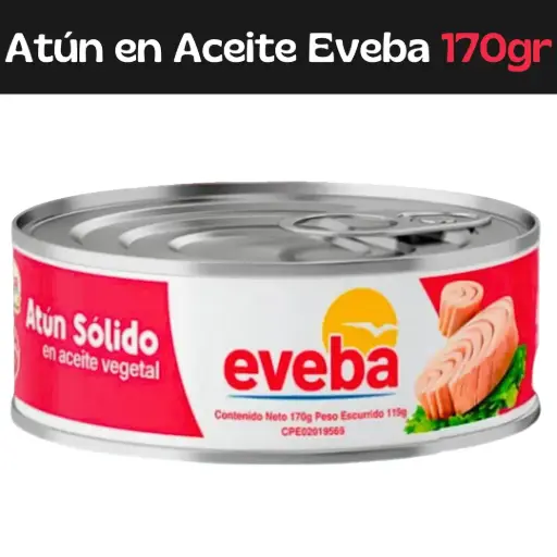[7593251000279] Atún Solido En Aceite Vegetal Eveba 170g