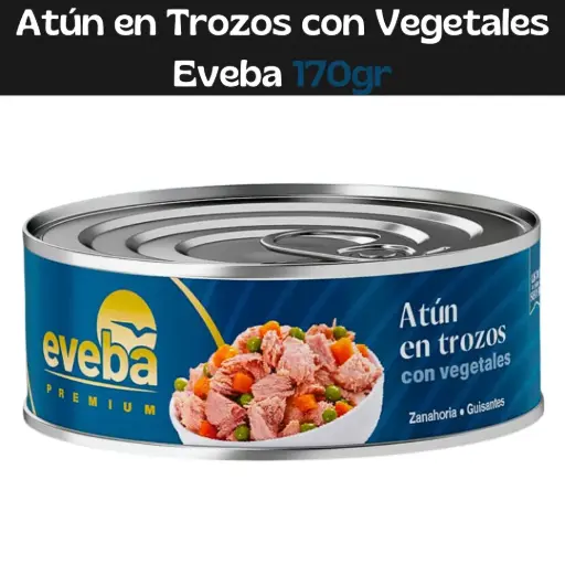[7593251000224] Atún En Trozos Con Vegetales Eveba 170g