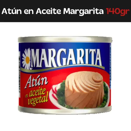 [7591002700010] Atún En Aceite Vegetal Margarita 140g 