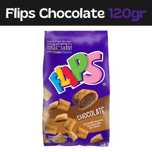 [7591039996271] Flips Chocolate 120g