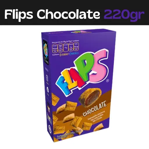 [7591039504124] Flips Chocolate 220g