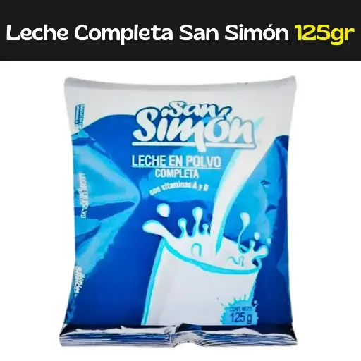 [7596914000364] Leche En Polvo Completa San Simón 125g (E)