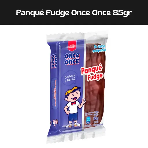 [7591316000943] Panque Fudge Once Once 85gr