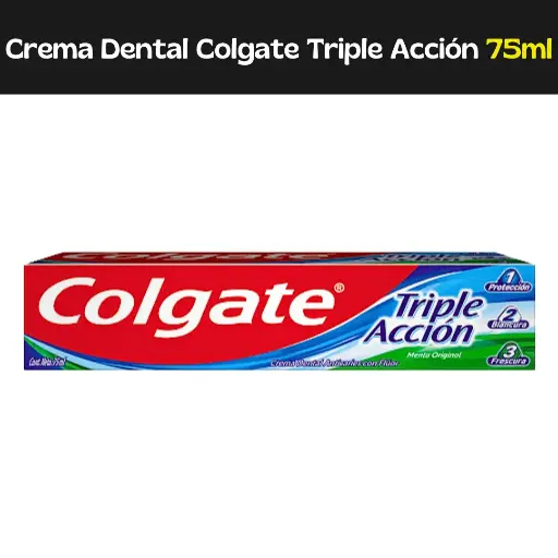 [7509546000985] Crema Colgate Triple Acción 75ml