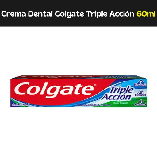 [7702010111501] Crema Colgate Triple Acción 60ml