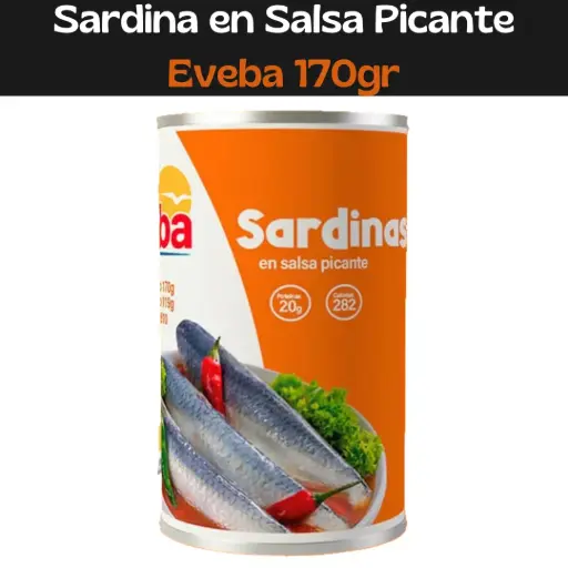 [7593251001177] Sardinas En Salsa Picante Eveba 170g (E)