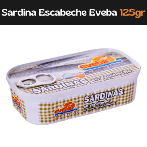 [7593251001078] Sardinas En Escabeche Eveba 125g