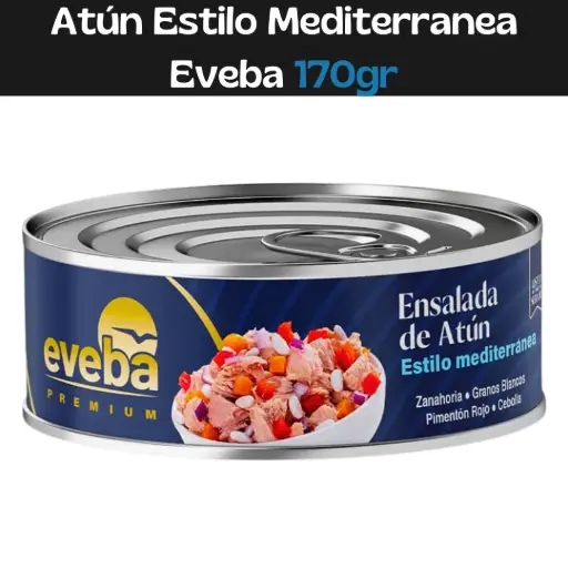 [7593251000408] Atún Estilo Mediterránea Eveba170g
