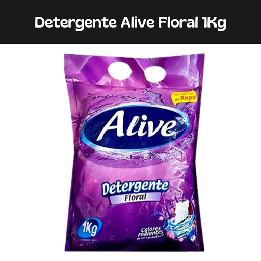 [7597597003314] Detergente Floral Alive 1kg 