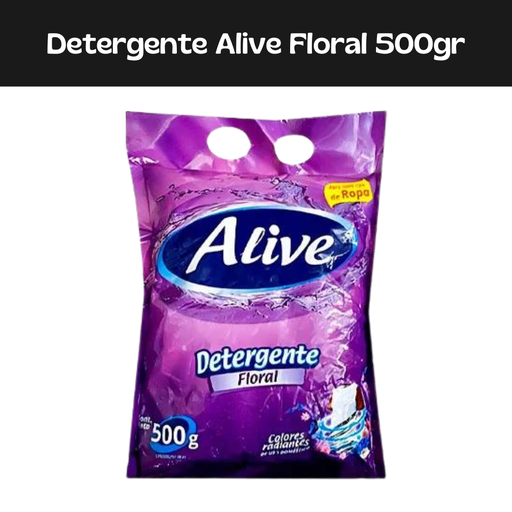[7597597003321] Detergente Floral Alive 500g
