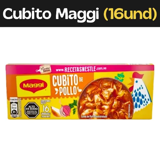 [7591016006634] Cubito De Pollo Maggi 16und