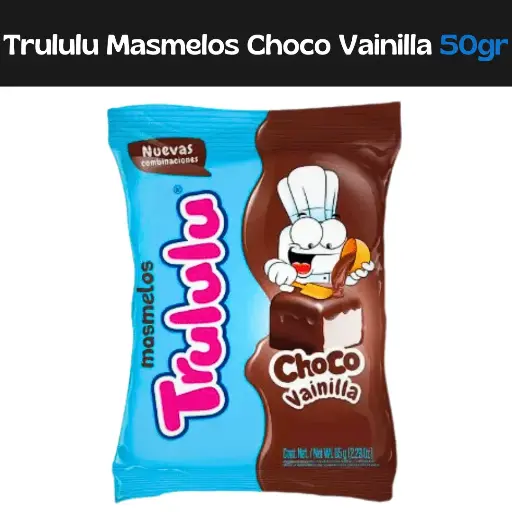 [7702993047644] Trululu Masmelos Choco-Vainilla 65g