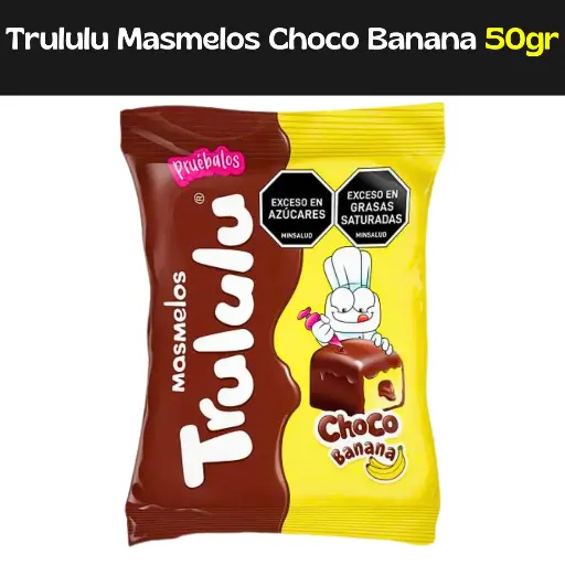 [7702993047668] Trululu Masmelos Choco-Banana 50g