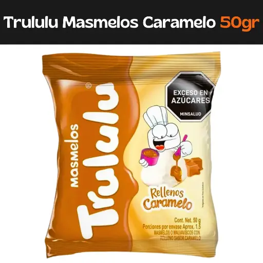 [7702993044834] Trululu Masmelos Rellenos Caramelo 50g