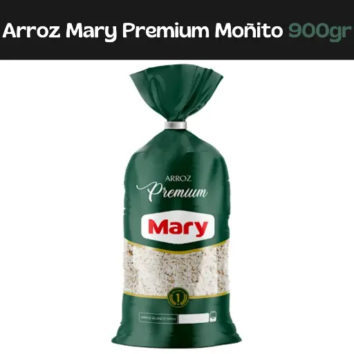 [7591473005249] Arroz Mary Premium Moñito 900g (E)