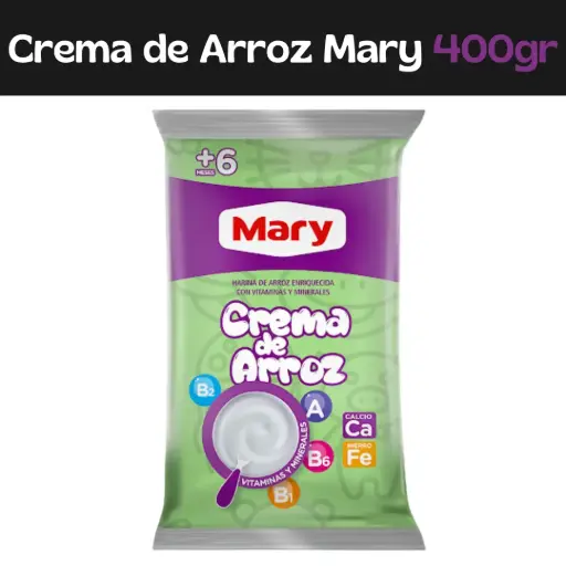 [7591473006734] Crema De Arroz Mary 450g (E)