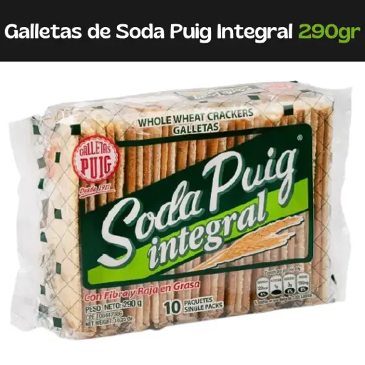 [7591082000161] Galletas Soda Puig Integral 290g 