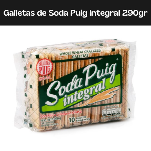 [7591082000161] Galletas Soda Puig Integral 290g 