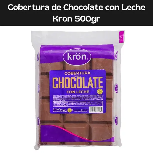 [7591389002684] Cobertura Chocolate Con Leche Kron 500g