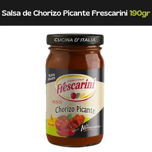 [7591072005640] Salsa De Chorizo Picante Frescarini 190g