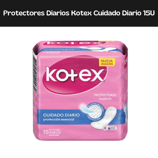 [7702425544932] Protectores Diarios Kotex 15und