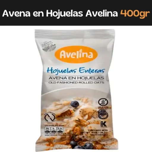 [7592450000172] Avena En Hojuelas Enteras Avelina 400g (E)