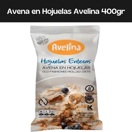 [7592450000172] Avena En Hojuelas Enteras Avelina 400g (E)
