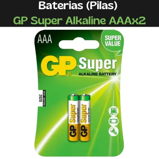 [4891199000041] Baterias (Pilas) GP Super Alkaline AAAx2