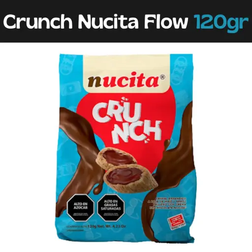 [7591675000370] Crunch Nucita Flow 120g