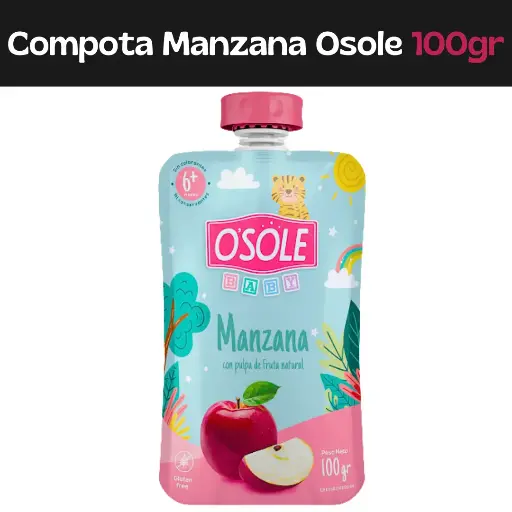 [7595826004293] Compota Manzana Osole 100g