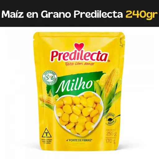 [7896292341098] Maíz Dulce Predilecta Pouch 240g