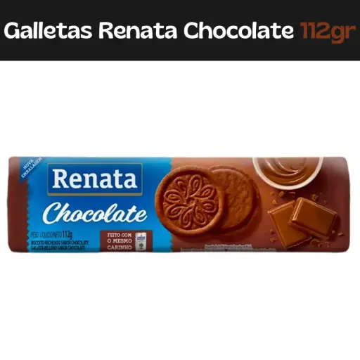 [7896022207052] Galletas Chocolate Renata 112g