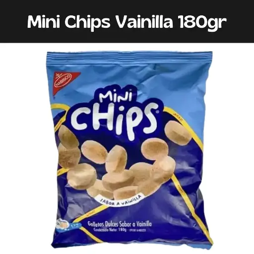 [7590011893041] Mini Chips Vainilla 180g