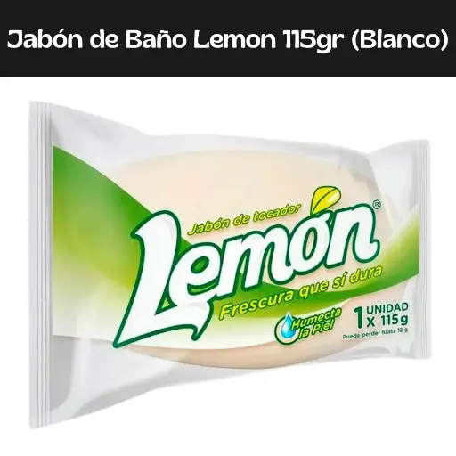 [7701018075457] Jabón Lemon 115g Blanco