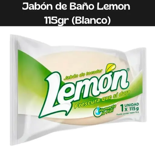 [7701018075457] Jabón Lemon 115g Blanco