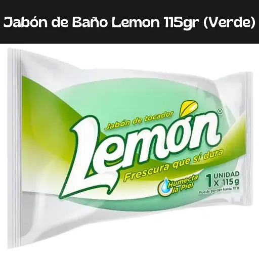 [7701018075440] Jabón Lemon 115g Verde