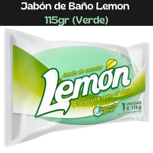 [7701018075440] Jabón Lemon 115g Verde
