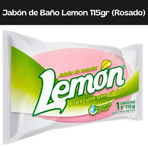[7701018075464] Jabón Lemon 115g Rosado